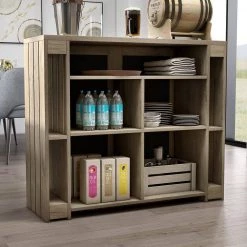 Manon 40.3 in. Weathered Oak Particle Board Bar Table by Furniture of America 18 Manon 40.3 in. Weathered Oak Particle Board Bar Table by Furniture of America -Furniture of America Sales Store weathered oak furniture of america bar tables hfw 2271c42 44 1000