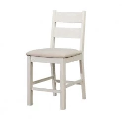 Goss White Counter Height Dining Chair (Set of 2) by Furniture of America