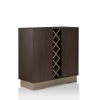 Passi 16-Bottle Wenge Wine Cabinet by Furniture of America