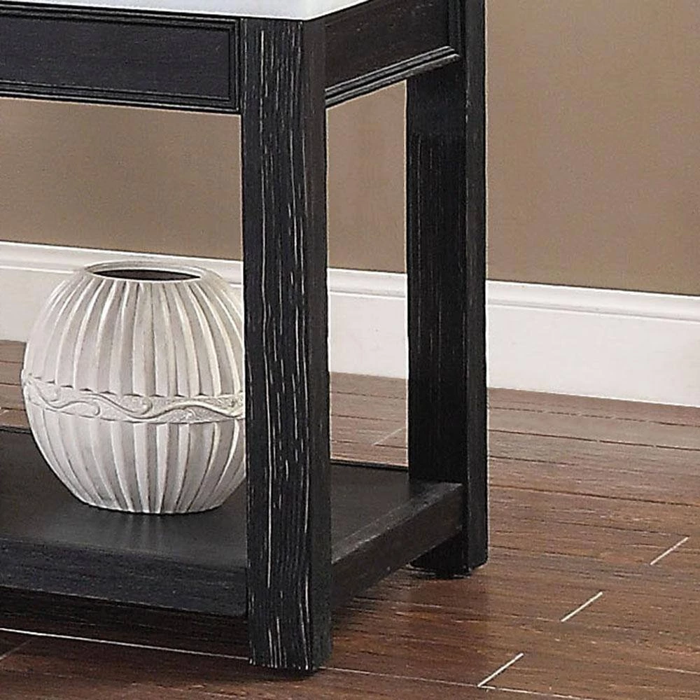 Dashneil White and Antique Black End Table by Furniture of America 7 Dashneil White and Antique Black End Table by Furniture of America - Image 7
