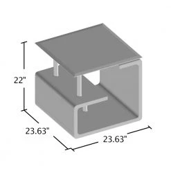 Bellamy Glossy White Tempered Glass Top End Table by Furniture of America 18 Bellamy Glossy White Tempered Glass Top End Table by Furniture of America -Furniture of America Sales Store white and chrome furniture of america end side tables idf 4056e 76 1000