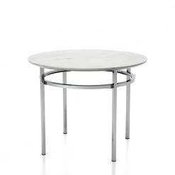 Clay White and Chrome Dining Table by Furniture of America 15 Clay White and Chrome Dining Table by Furniture of America -Furniture of America Sales Store white and chrome furniture of america kitchen dining tables idf 3797rt 1f 1000