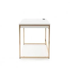 Hatley Writing Desk With 2-Drawers by Furniture of America -Furniture of America Sales Store white and copper plating furniture of america writing desks idf dk5681wh c3 1000