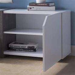 Balearic 81.5 in. Distressed Gray and Black TV Stand with 1-Drawer Fits TV's up to 94 in. with Cable Management by Furniture of America -Furniture of America Sales Store white and distressed gray furniture of america tv stands idi 161753 fa 1000