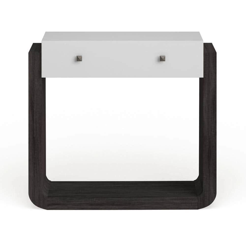 Milanne 37.5 in. Rectangle Wood Console Table with 1-Shelf by Furniture of America 1 Milanne 37.5 in. Rectangle Wood Console Table with 1-Shelf by Furniture of America