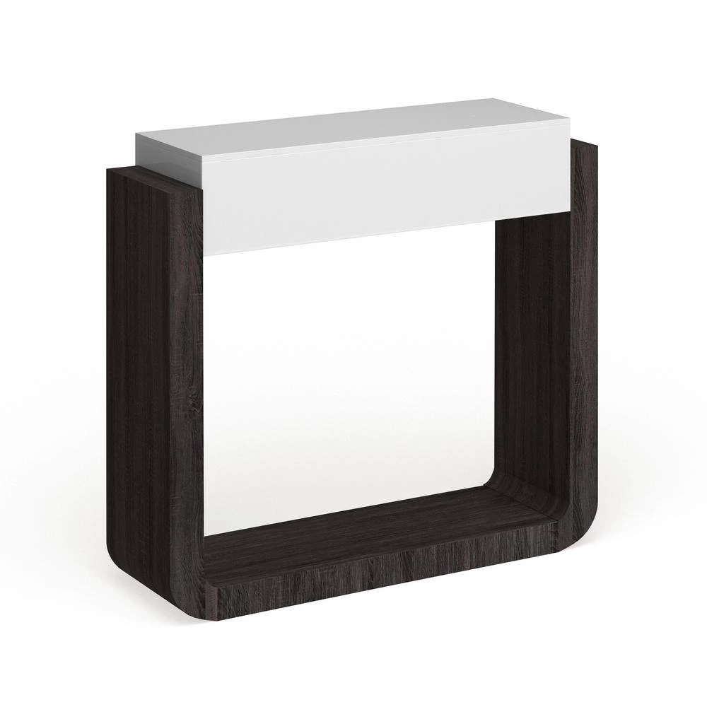 Milanne 37.5 in. Rectangle Wood Console Table with 1-Shelf by Furniture of America 3 Milanne 37.5 in. Rectangle Wood Console Table with 1-Shelf by Furniture of America - Image 3