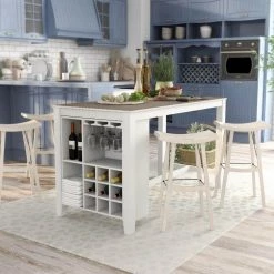 Martin White Weathered Oak Counter Height Dining Table by Furniture of America 11 Martin White Weathered Oak Counter Height Dining Table by Furniture of America -Furniture of America Sales Store white and weathered oak furniture of america kitchen dining tables idf 3156pt 31 1000