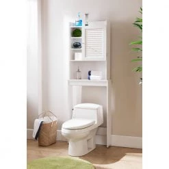 Peoni White Space Saver Cabinet 67 in. W by Furniture of America -Furniture of America Sales Store white furniture of america accent cabinets idi 151146 31 1000