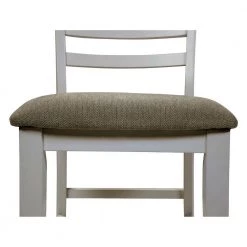 Martin White Weathered Oak Wood Ladder Pub Chair (Set of 2) by Furniture of America -Furniture of America Sales Store white furniture of america bar stools idf 3156pc 44 1000