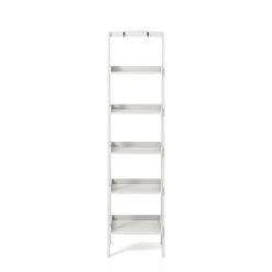 Nicole 70.87 in. White Wood 5-shelf Ladder Bookcase with Open Back by Furniture of America 9 Nicole 70.87 in. White Wood 5-shelf Ladder Bookcase with Open Back by Furniture of America -Furniture of America Sales Store white furniture of america bookcases bookshelves idf ac808wh c3 1000