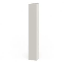 Chios 77 in. White 5-Shelf Corner Standard Bookcase by Furniture of America -Furniture of America Sales Store white furniture of america bookcases bookshelves idi 161553 4f 1000