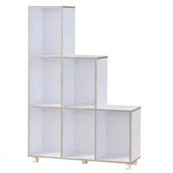 Double Island 34.25 in. White 9-Shelf Standard Bookcase with Caster Wheels by Furniture of America 9 Double Island 34.25 in. White 9-Shelf Standard Bookcase with Caster Wheels by Furniture of America -Furniture of America Sales Store white furniture of america bookcases bookshelves idi 172217 c3 1000