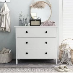 London 3-Drawer White Chest of Drawers 29 in. H x 34 in. W x 21 in. D by Furniture of America 15 London 3-Drawer White Chest of Drawers 29 in. H x 34 in. W x 21 in. D by Furniture of America -Furniture of America Sales Store white furniture of america chest of drawers fgi 18604c2 s c3 1000