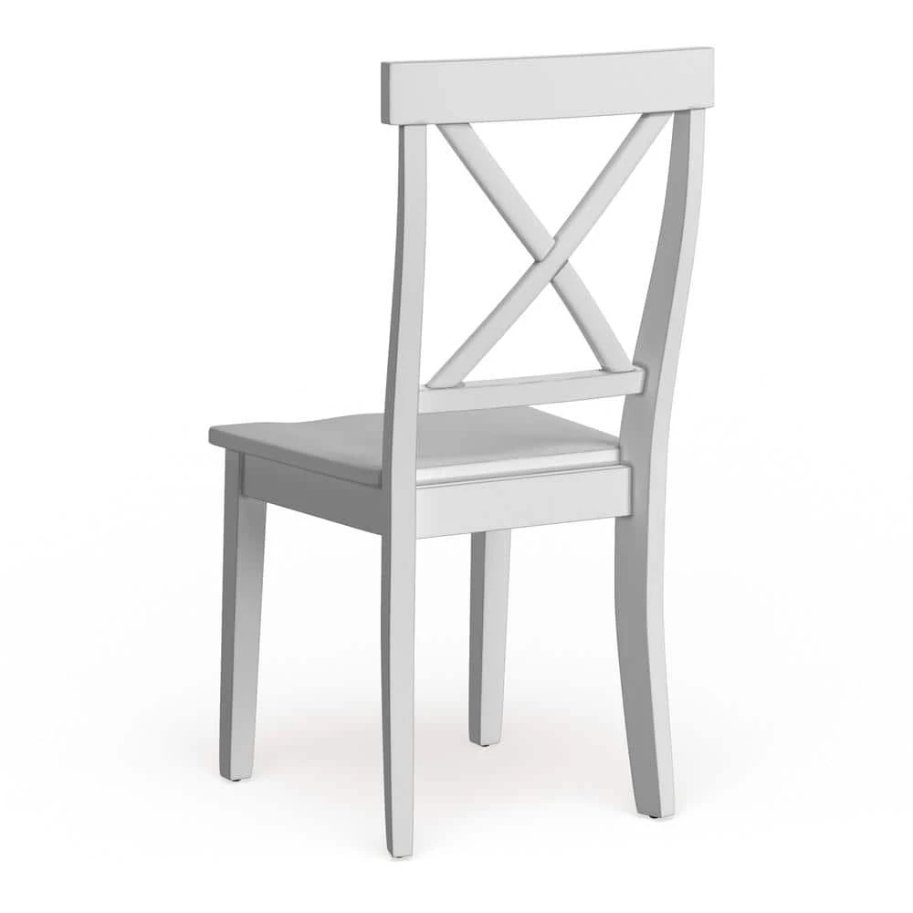 Tatine White Wood Dining Side Chair (Set of 2) by Furniture of America 4 Tatine White Wood Dining Side Chair (Set of 2) by Furniture of America - Image 4