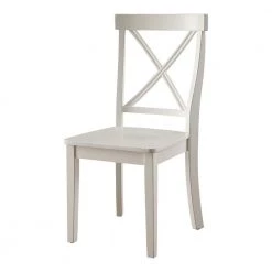Tatine White Wood Dining Side Chair (Set of 2) by Furniture of America