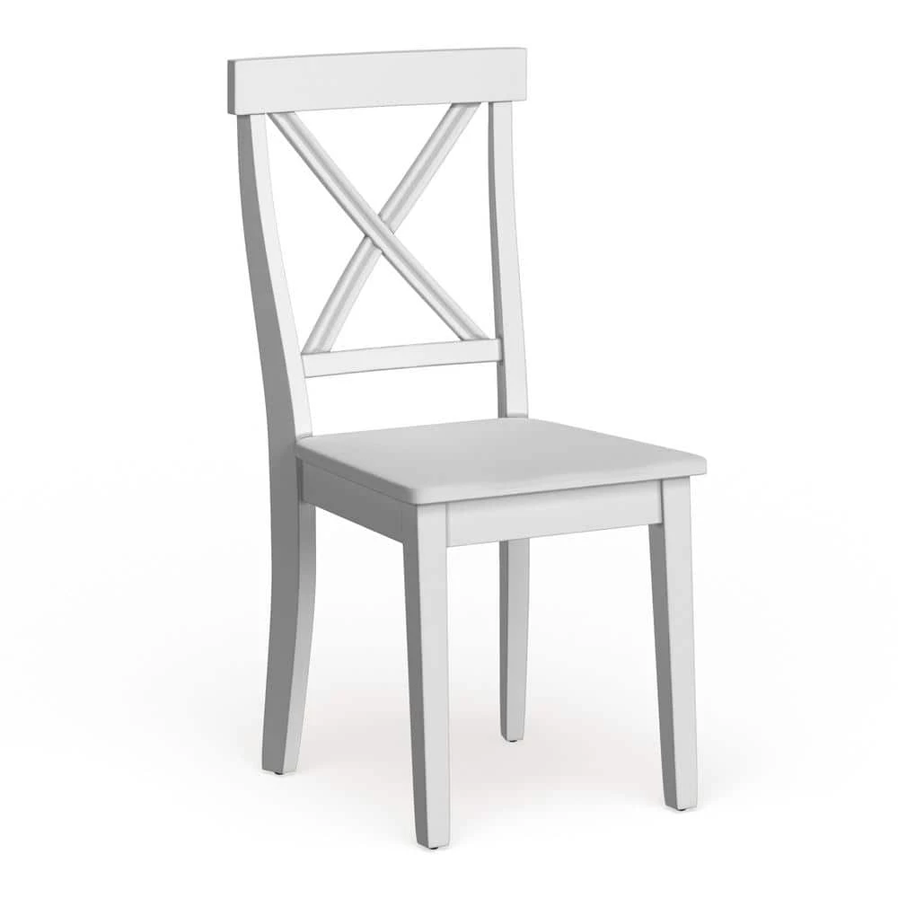 Tatine White Wood Dining Side Chair (Set of 2) by Furniture of America 3 Tatine White Wood Dining Side Chair (Set of 2) by Furniture of America - Image 3