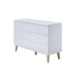 Fort Ordan III 6-Drawer White Dresser (29.5 in. H x 47 in. W x 15.5 in. D) by Furniture of America 10 Fort Ordan III 6-Drawer White Dresser (29.5 in. H x 47 in. W x 15.5 in. D) by Furniture of America -Furniture of America Sales Store white furniture of america dressers idi y1904c c3 1000