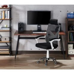 Byron White Mesh Ergonomic Office Chair by Furniture of America 11 Byron White Mesh Ergonomic Office Chair by Furniture of America -Furniture of America Sales Store white furniture of america ergonomic chairs fgi fc18007 31 1000