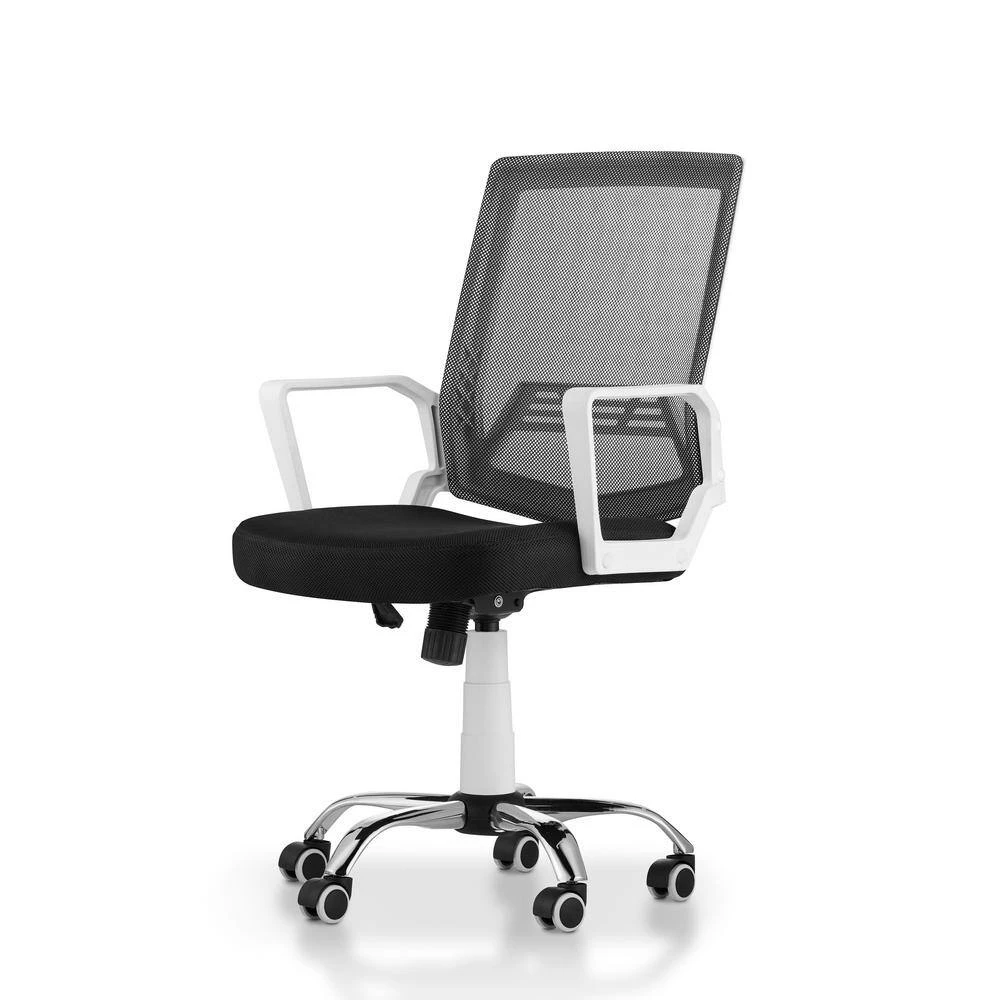 Hunter White Mesh Height Adjustable Swivel Office Chair by Furniture of America 2 Hunter White Mesh Height Adjustable Swivel Office Chair by Furniture of America - Image 2