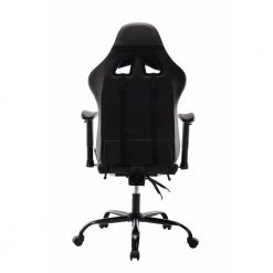 Cayde White Polyvinyl Diamond Stiching Gaming Chair with Adjustable Footrest and Headpillow by Furniture of America -Furniture of America Sales Store white furniture of america gaming chairs idf 6006 wh 1f 1000