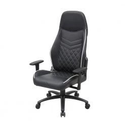 Sem Ergonomic White PU Leather Gaming Chair with Diamond Stitching by Furniture of America -Furniture of America Sales Store white furniture of america gaming chairs idf 6050 wh c3 1000