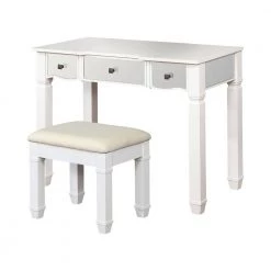 Gabbina 2-Piece White Vanity Set by Furniture of America