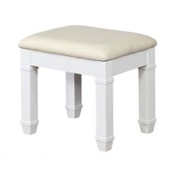 Gabbina 2-Piece White Vanity Set by Furniture of America 13 Gabbina 2-Piece White Vanity Set by Furniture of America -Furniture of America Sales Store white furniture of america makeup vanities idf dk5235 fa 1000