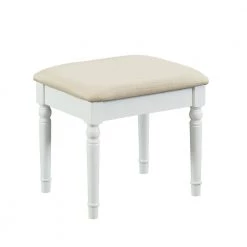 Kelly 3-Piece White Vanity Set by Furniture of America 9 Kelly 3-Piece White Vanity Set by Furniture of America -Furniture of America Sales Store white furniture of america makeup vanities idf dk5849wh 1f 1000