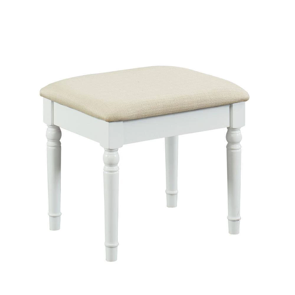 Kelly 3-Piece White Vanity Set by Furniture of America 4 Kelly 3-Piece White Vanity Set by Furniture of America - Image 4