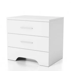 Honel 2-Drawer White Nightstand by Furniture of America