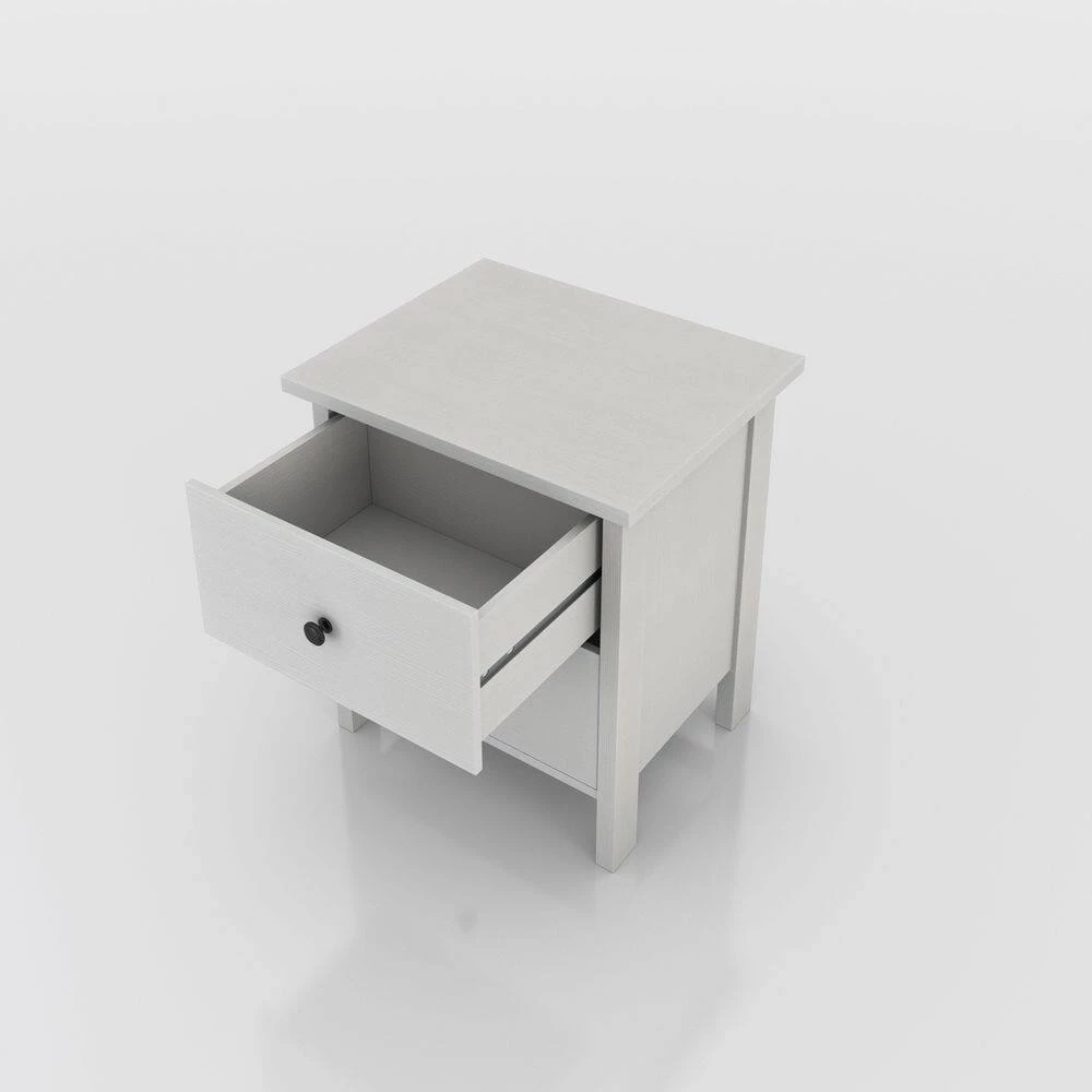 Sakinaw 2-Drawer White Nightstand (21.26 in. H X 18.9 in. W X 15.45 in. D) by Furniture of America 6 Sakinaw 2-Drawer White Nightstand (21.26 in. H X 18.9 in. W X 15.45 in. D) by Furniture of America - Image 6