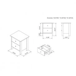 Sakinaw 2-Drawer White Nightstand (21.26 in. H X 18.9 in. W X 15.45 in. D) by Furniture of America 18 Sakinaw 2-Drawer White Nightstand (21.26 in. H X 18.9 in. W X 15.45 in. D) by Furniture of America -Furniture of America Sales Store white furniture of america nightstands ynj 2064c2 s 76 1000