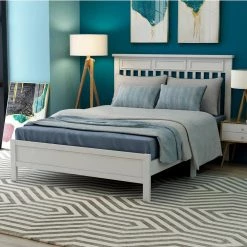 Yalena White with Slats Transitional Full Bed by Furniture of America 15 Yalena White with Slats Transitional Full Bed by Furniture of America -Furniture of America Sales Store white furniture of america platform beds nfa 1963c2 31 1000