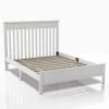 Yalena White with Slats Transitional Full Bed by Furniture of America