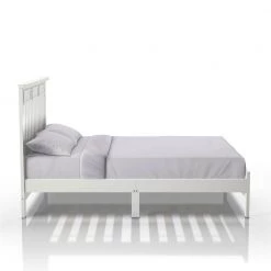 Yalena White with Slats Transitional Full Bed by Furniture of America 13 Yalena White with Slats Transitional Full Bed by Furniture of America -Furniture of America Sales Store white furniture of america platform beds nfa 1963c2 fa 1000