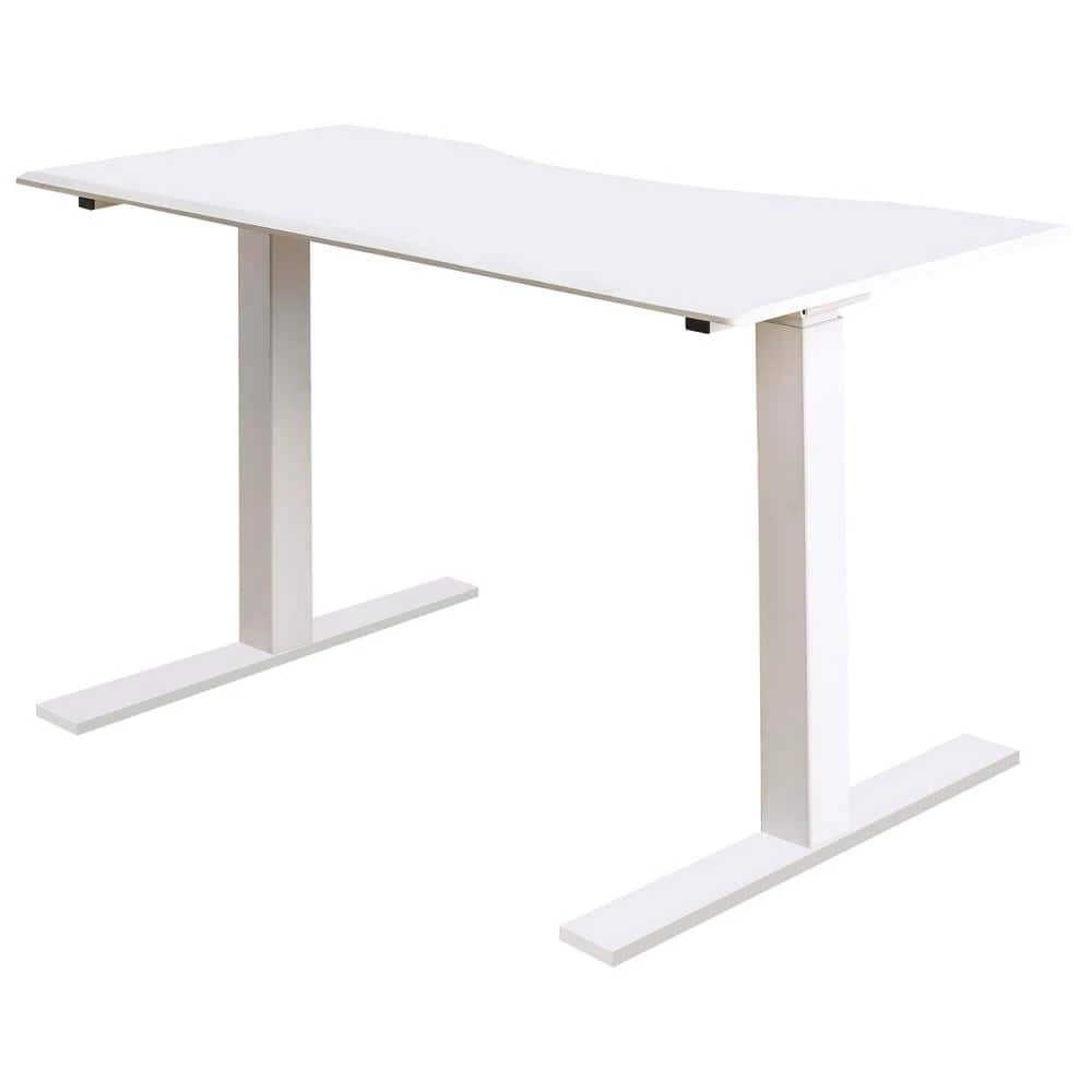 Washburne 47.25 in. Rectangular Black Steel Standing Desk with Adjustable Height by Furniture of America 1 Washburne 47.25 in. Rectangular Black Steel Standing Desk with Adjustable Height by Furniture of America