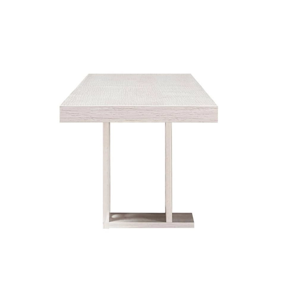 Santino 3-Bottle White Floating Wine Rack Table by Furniture of America 2 Santino 3-Bottle White Floating Wine Rack Table by Furniture of America - Image 2