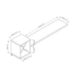 Alard 4-Bottle White Floating Wine Bar by Furniture of America -Furniture of America Sales Store white furniture of america wine racks idi 192584 44 1000