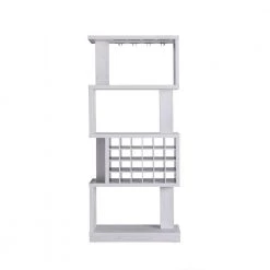 Ena 68 in. White 24-Bottle Wine Rack With Hanging Stemware Rack by Furniture of America 9 Ena 68 in. White 24-Bottle Wine Rack With Hanging Stemware Rack by Furniture of America -Furniture of America Sales Store white furniture of america wine racks idi 202746 44 1000