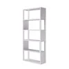 Franklin 70.75 in. H White Oak MDF 5-Shelf Accent Bookcase by Furniture of America
