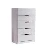 Tobin 15.50 in. 5-Drawer White Oak Chest by Furniture of America
