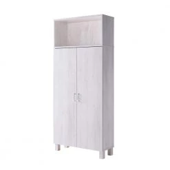 Watson White Oak Pantry Cabinet with Double Doors by Furniture of America 9 Watson White Oak Pantry Cabinet with Double Doors by Furniture of America -Furniture of America Sales Store white oak furniture of america pantry cabinets idi 202802 c3 1000