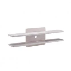 Eustache 60 in. White Oak Wood Floating TV Stand Fits TVs Up to 66 in. with Wall Mount Feature by Furniture of America