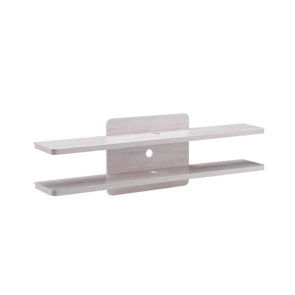 Eustache 60 in. White Oak Wood Floating TV Stand Fits TVs Up to 66 in. with Wall Mount Feature by Furniture of America 1 Eustache 60 in. White Oak Wood Floating TV Stand Fits TVs Up to 66 in. with Wall Mount Feature by Furniture of America