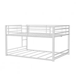 Bowry White Powder Coating Full Over Full Bunk Bed by Furniture of America