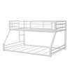 Bowry White Powder Coating Twin Over Full Bunk Bed by Furniture of America