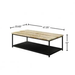 Vartino 47.25 in. Yellow and Black Rectangle Wood Top Coffee Table by Furniture of America 9 Vartino 47.25 in. Yellow and Black Rectangle Wood Top Coffee Table by Furniture of America -Furniture of America Sales Store yellow and black furniture of america coffee tables idf 4278me c 40 1000