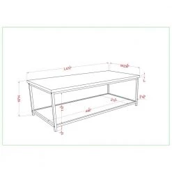 Vartino 47.25 in. Yellow and Black Rectangle Wood Top Coffee Table by Furniture of America 12 Vartino 47.25 in. Yellow and Black Rectangle Wood Top Coffee Table by Furniture of America -Furniture of America Sales Store yellow and black furniture of america coffee tables idf 4278me c 76 1000
